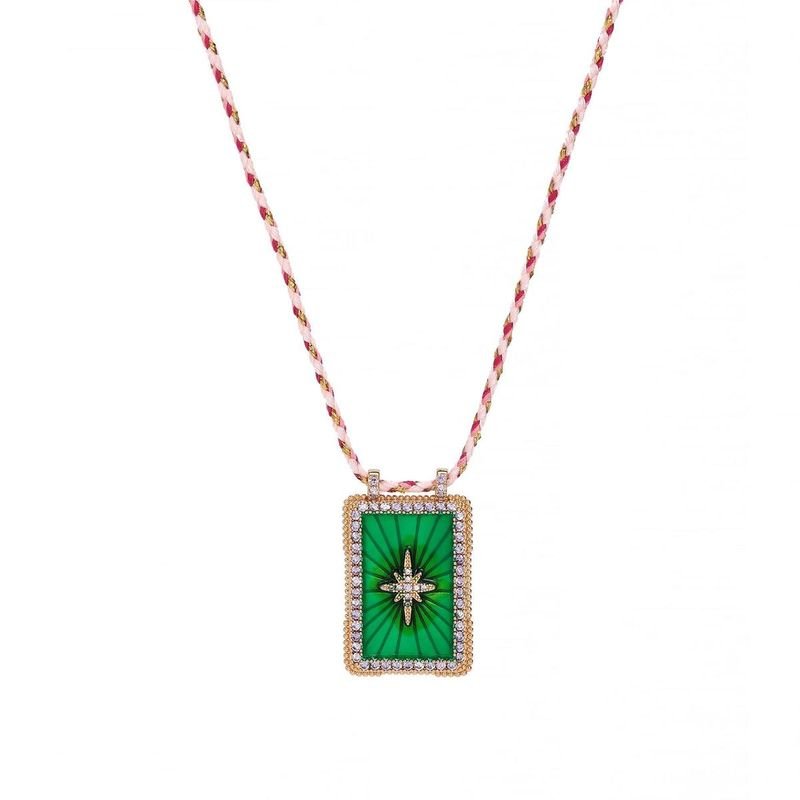 Bohemian Style Women Sun Moon Evil Eye Pendant Necklace