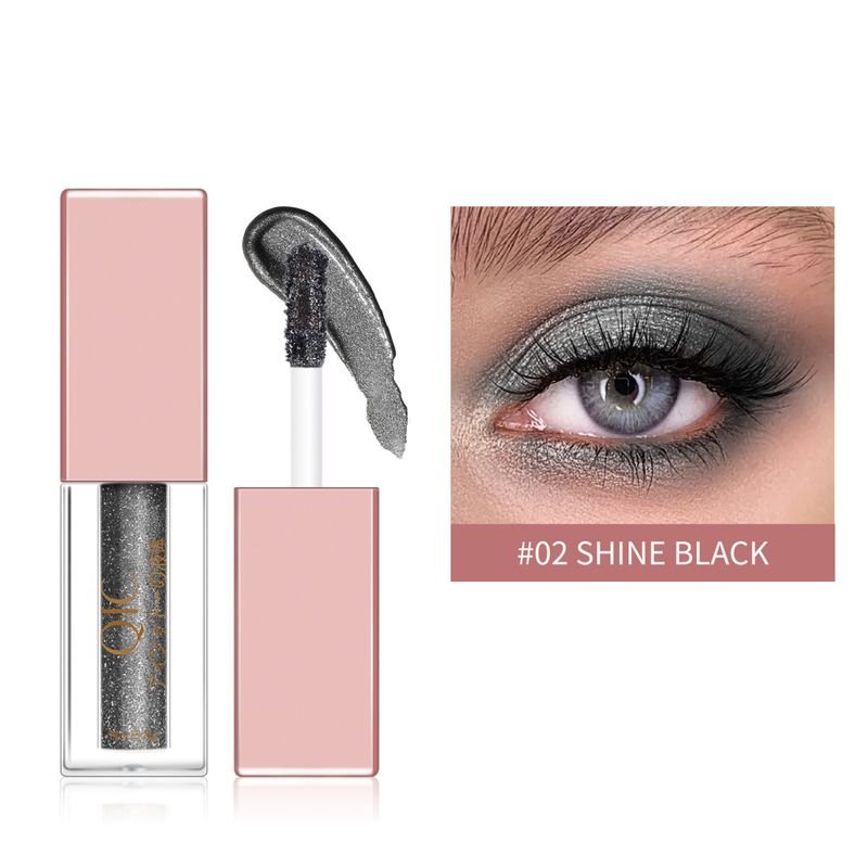 Beauty Makeup Qic Monochrome Eye Shadow Pearlescent Large Sequins High Gloss Brightening Liquid Eye Shadow