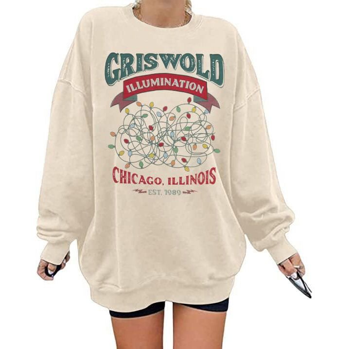 Thanksgiving Women Long Sleeve Crewneck Sweatshirt