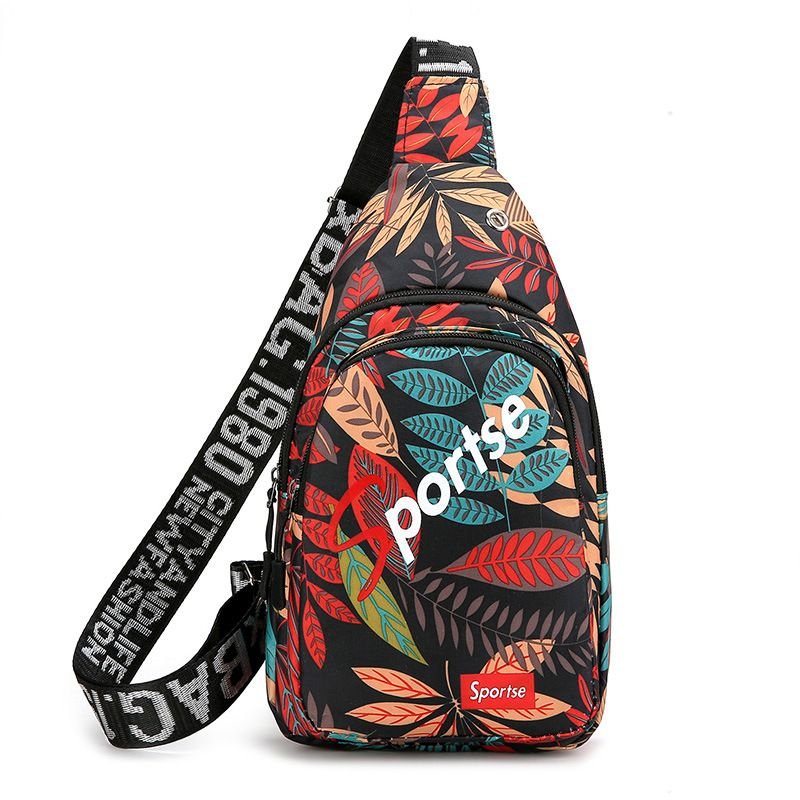 Neutral Fashion Casual Printing Portable Chest Bag