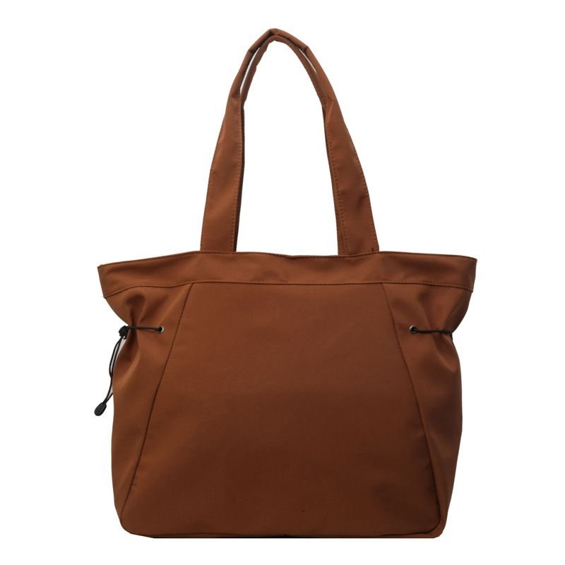 Women Casual Simple Solid Color Large Capacity Tote Bag