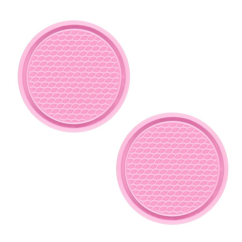 Water Cup Mat Coaster Round Pu Car Anti-Slip Mat