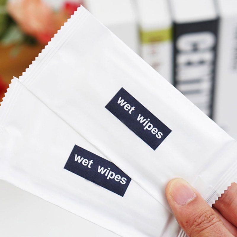 Standard Shipping 1pcs Disposable Non-Woven Aviation Wet Wipes