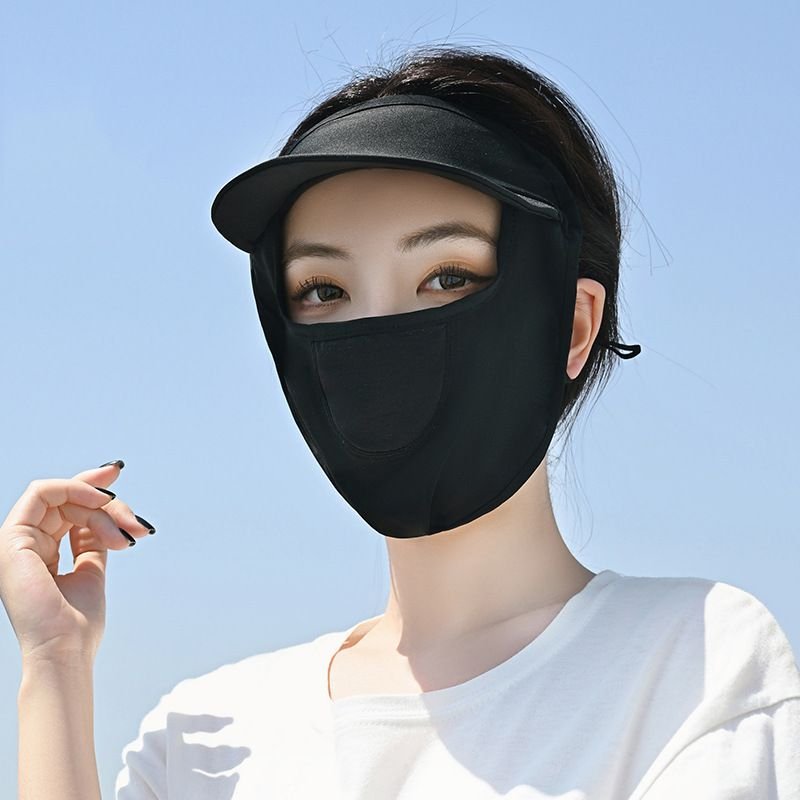 Women Summer Sunscreen Face Covering Breathable Uv-Proof Face Mask Upf50