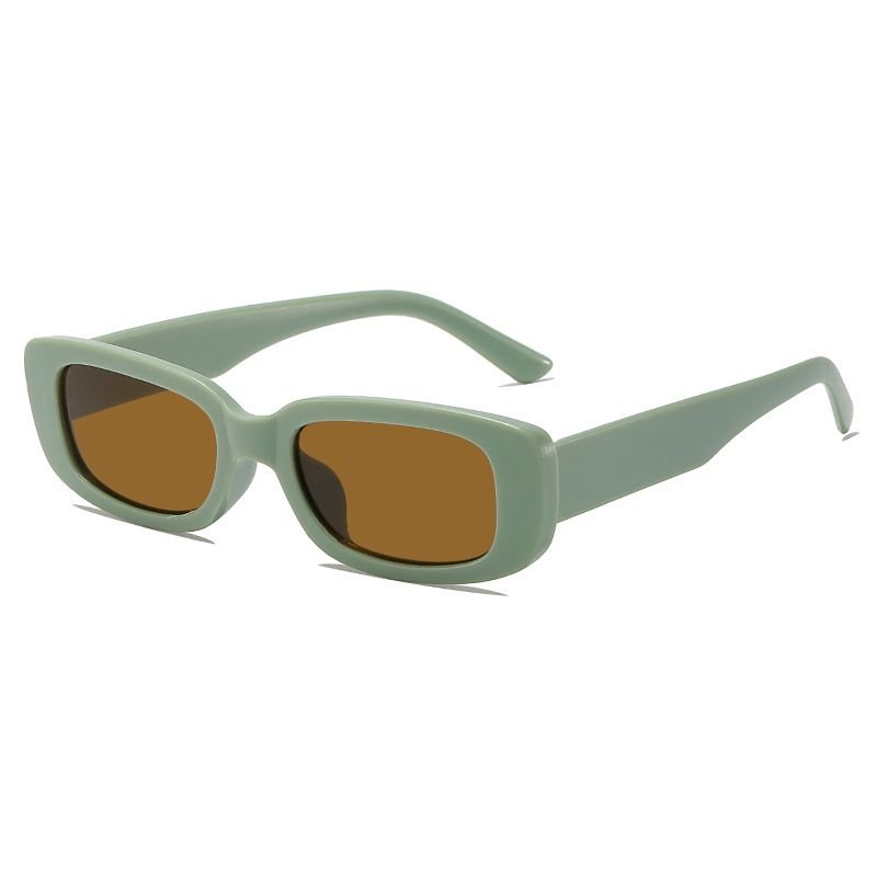 Kids Unisex Fashion Casual Cute Square Frame Solid Color Sunglasses