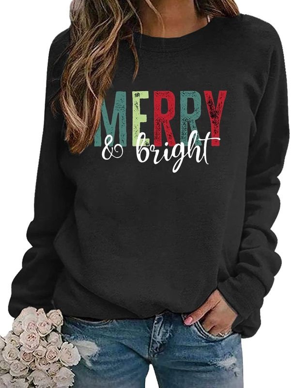 Thanksgiving Women Long Sleeve Crewneck Sweatshirt