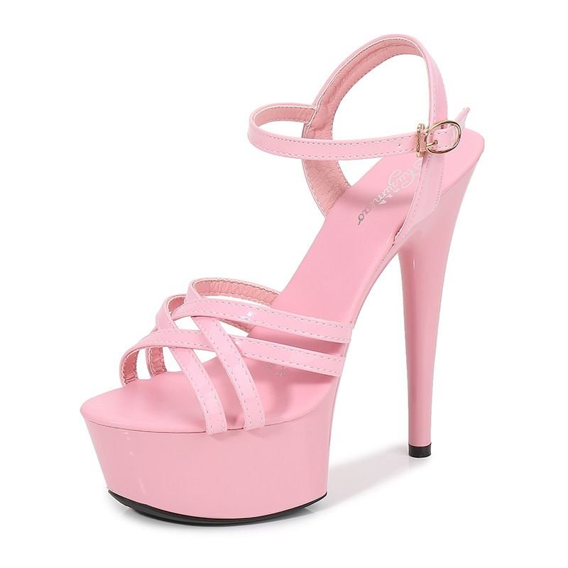 Women Fashion Sexy Plus Size Platform Stiletto Heel Sandals