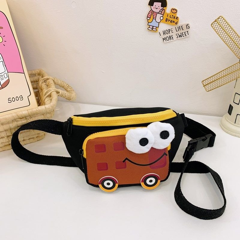 Kids Unisex Fashion Casual Cute Cartoon Car Waist Chest Bag