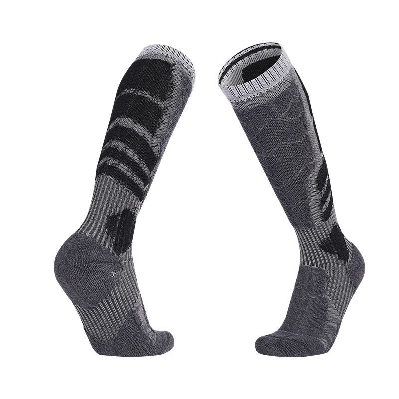 Outdoor Men Sports Thickened Warm Sweat-Absorbing Long Ski Socks