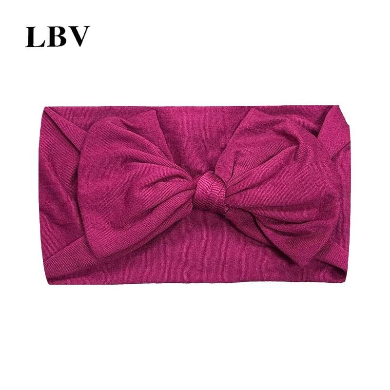 Baby Cute Solid Color Bow Hair Band