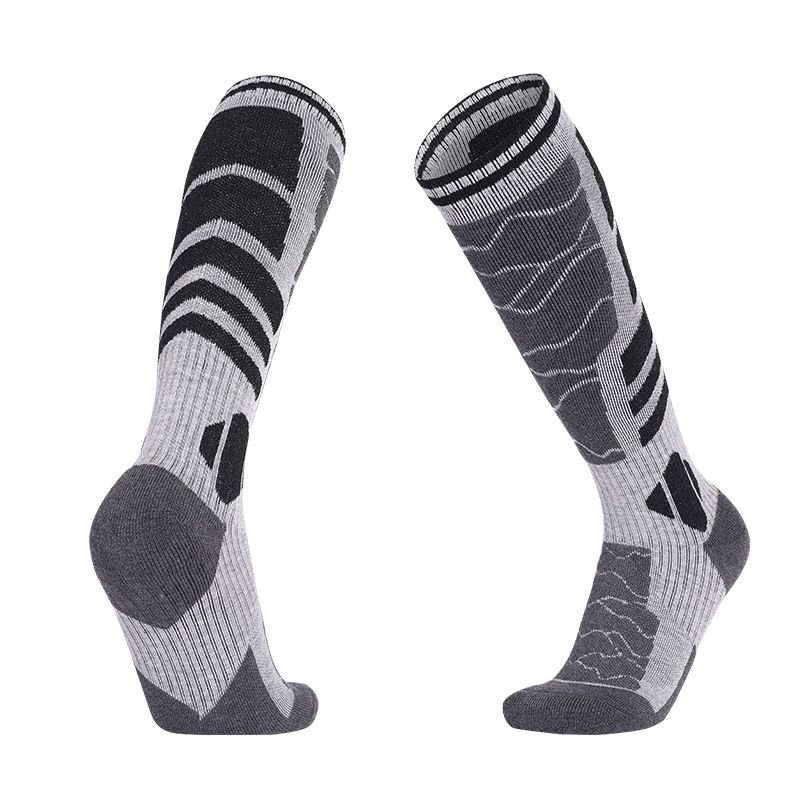 Outdoor Men Sports Thickened Warm Sweat-Absorbing Long Ski Socks