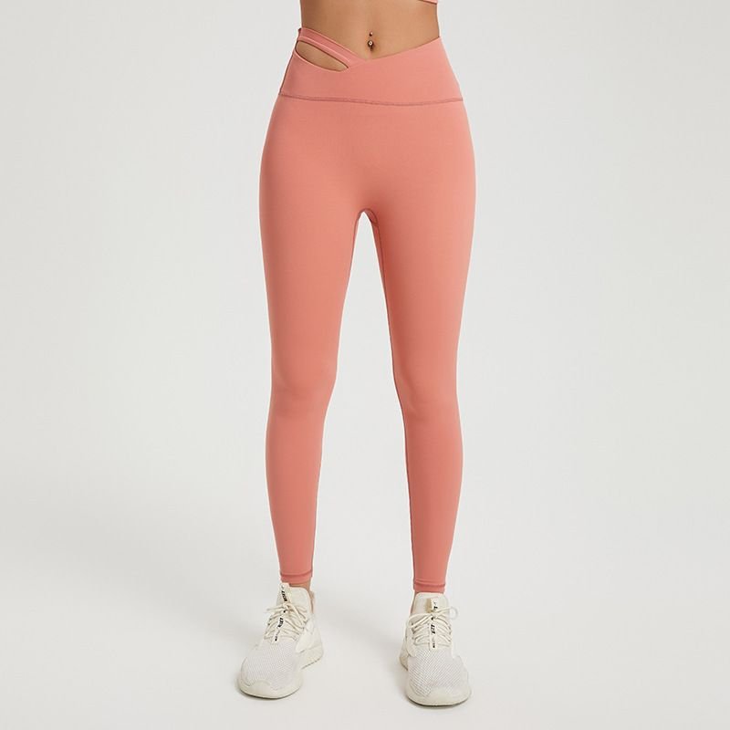 Women Fashion Yoga Solid Color Sports Leggings