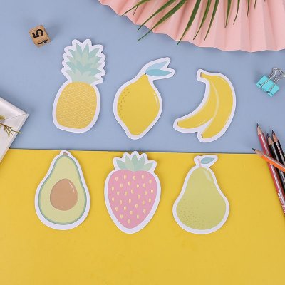 Simple Creative Cute Fruit Shape Can Be Repeated Paste Note Note Post-It Notes