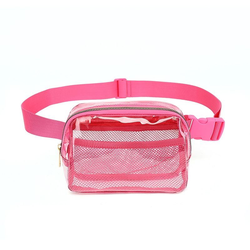 Fashion Nylon Waterproof Transparent Chest Bag