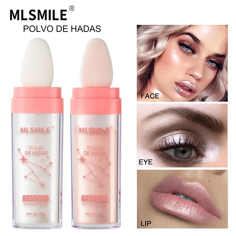 MLSMILE Women Natural Three-Dimensional Brightening Powder Makeup