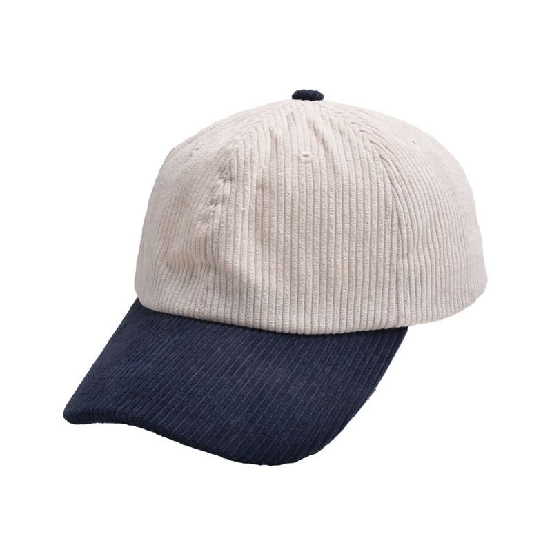 Neutral Simple Fashion Solid Color Corduroy Cap