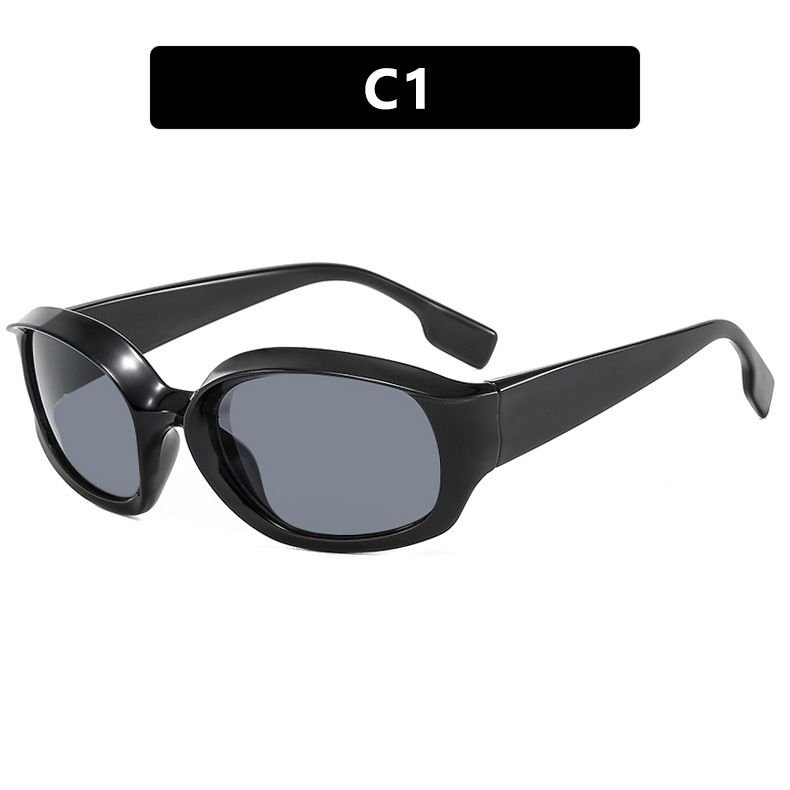 Simple And Fashionable Unisex Large Oval Sunglasses