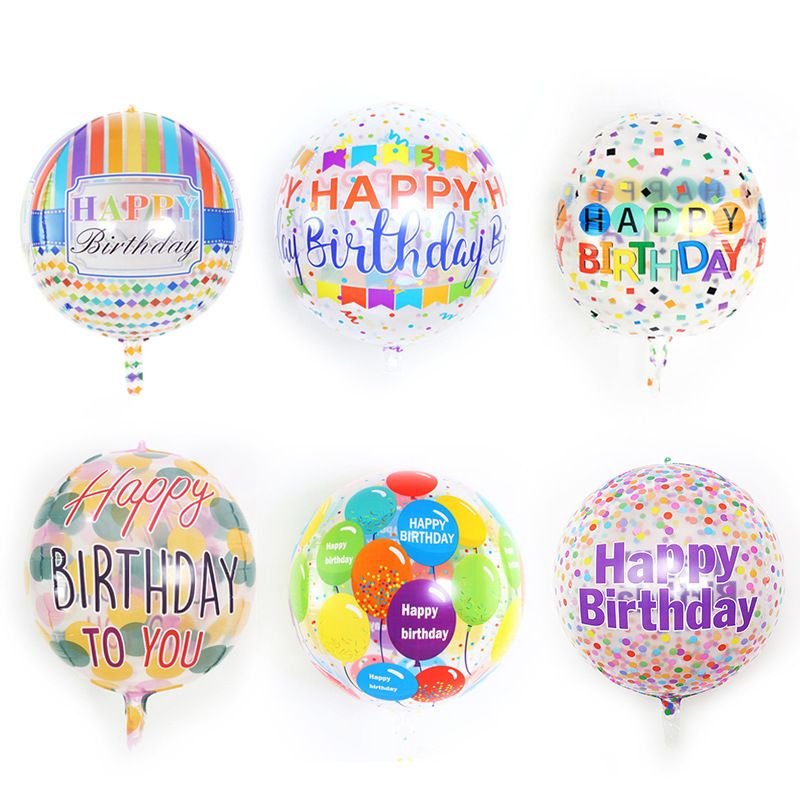 Transparent 22 Inch Birthday Balloon Decoration