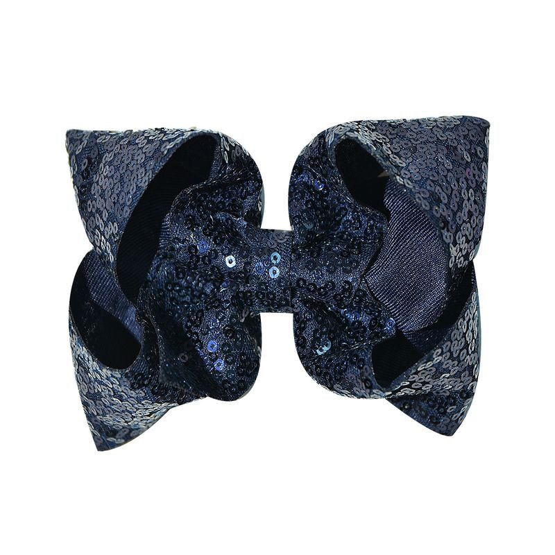 Kids Girls Cute Sequins Bow Hairpin