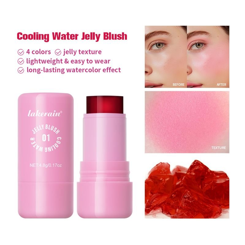 Lakerain Women Long-Lasting Color Moisturizing Blush Stick