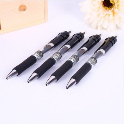 Office Stationery Push Pen Large Capacity Carbon Bullet Neutral Pen