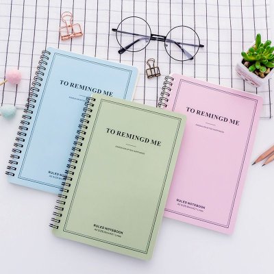 Simple Student Stationery Candy Color A5 Coil Notebook