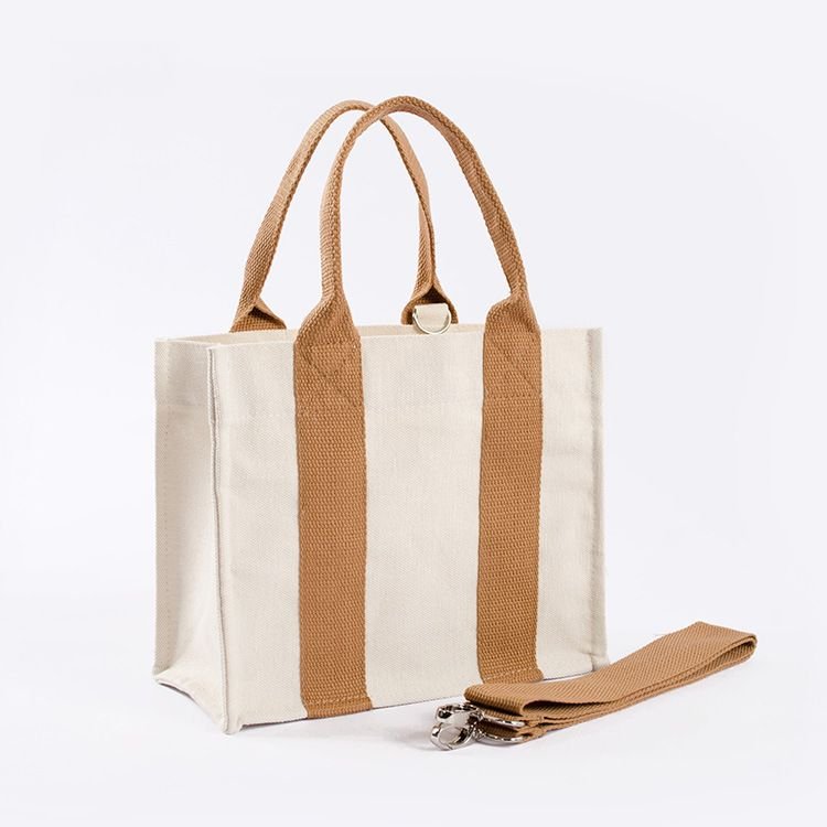 Casual Padded Canvas Tote Bag