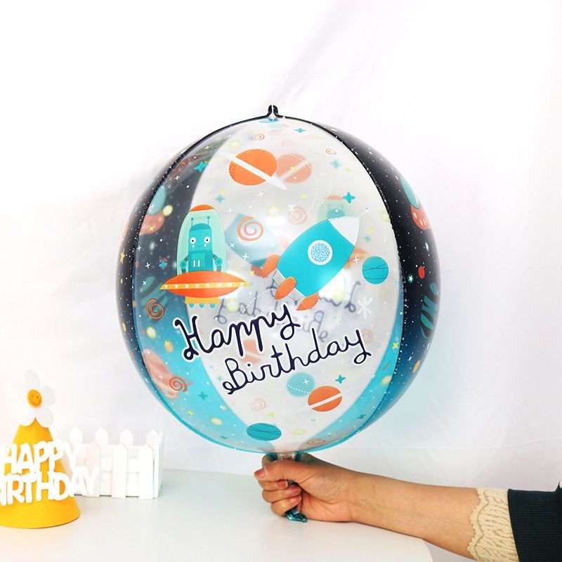 Transparent 22 Inch Birthday Balloon Decoration