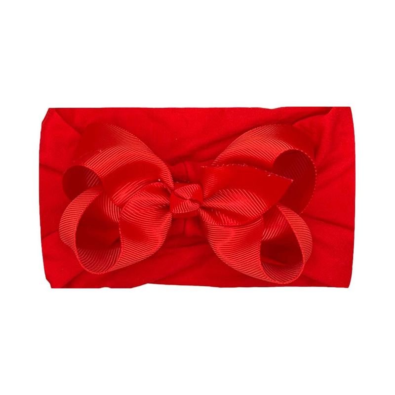 Baby Cute Solid Color Bow Hair Band