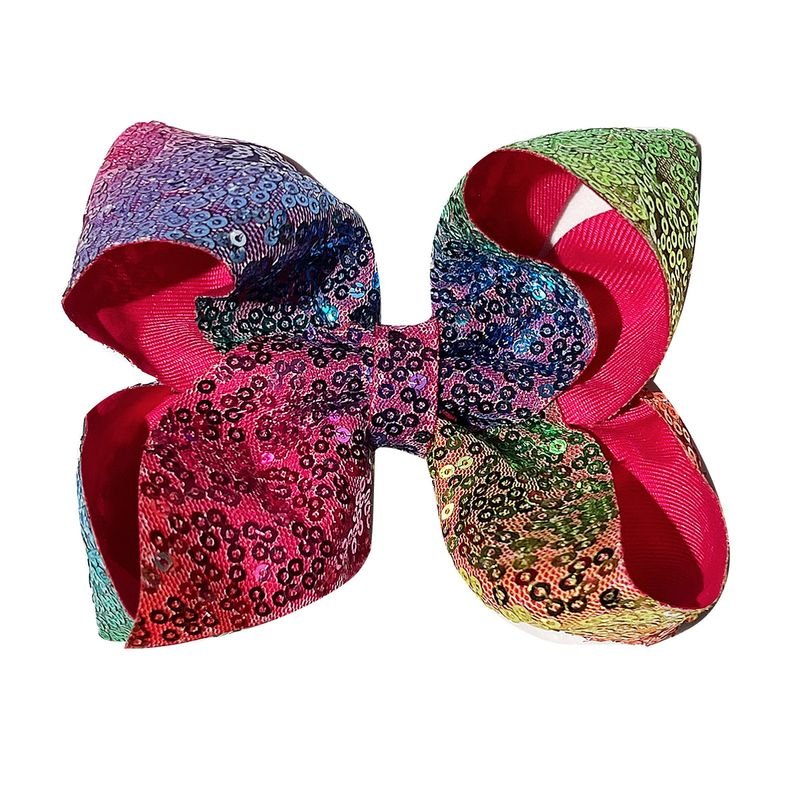 Kids Girls Cute Sequins Bow Hairpin