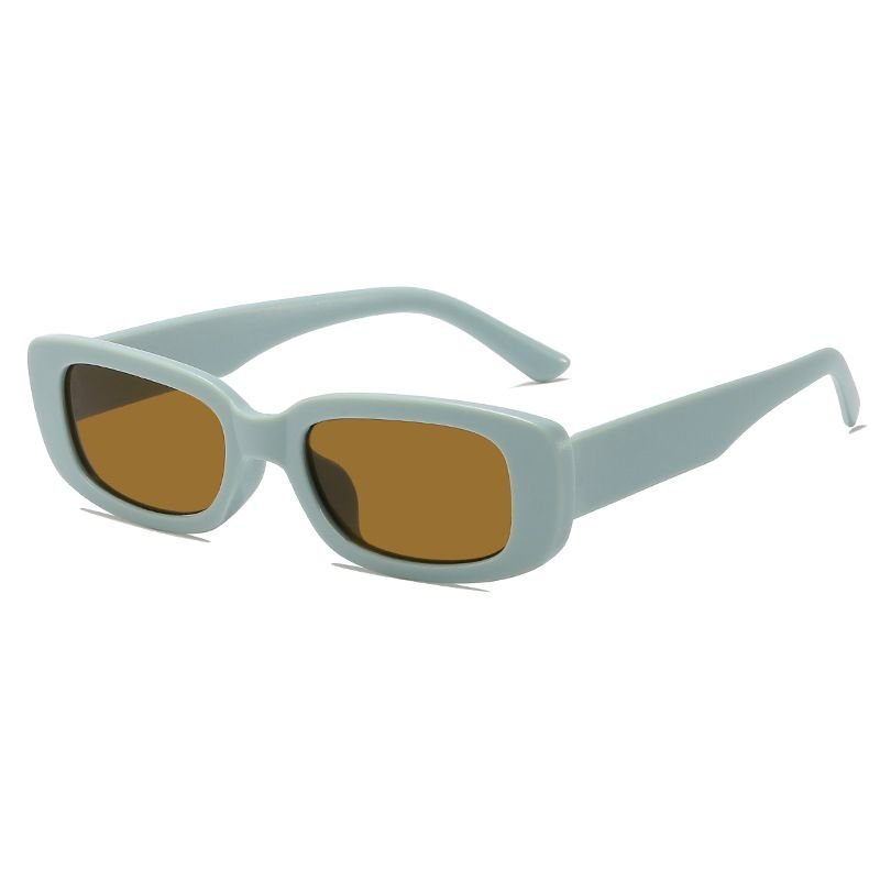 Kids Unisex Fashion Casual Cute Square Frame Solid Color Sunglasses