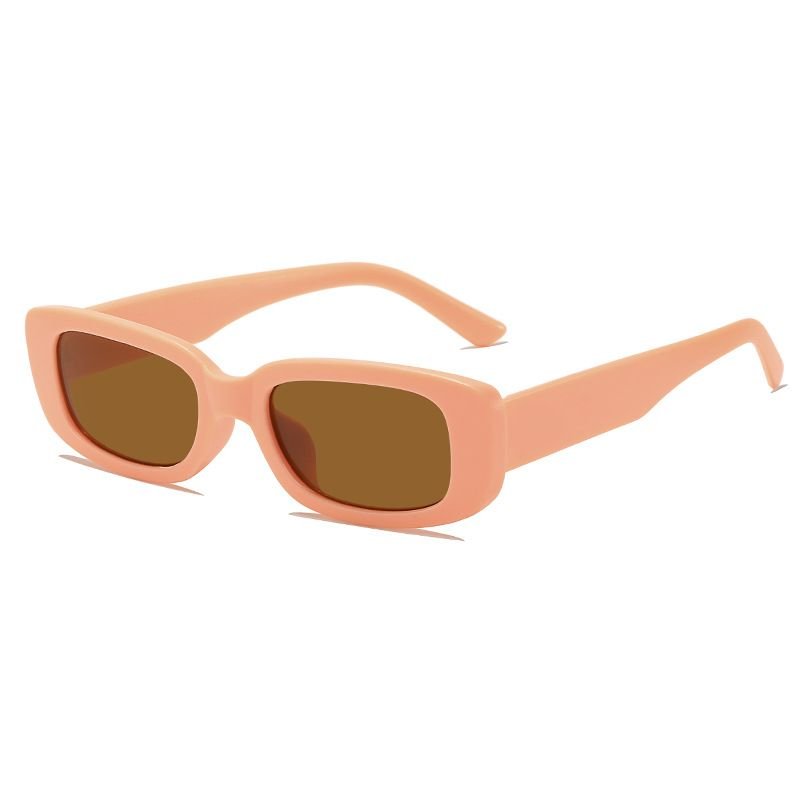 Kids Unisex Fashion Casual Cute Square Frame Solid Color Sunglasses