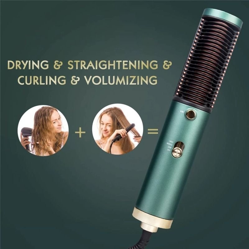 Household Hair Care Hair Blowing Comb Straight Hair Curler Styling Appliance