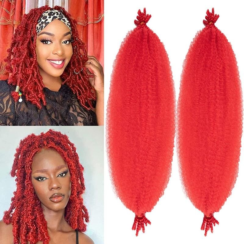 Women Natural Simulation Screw Texture Braided High Temperature Silk Hip-Hop Hair Extension