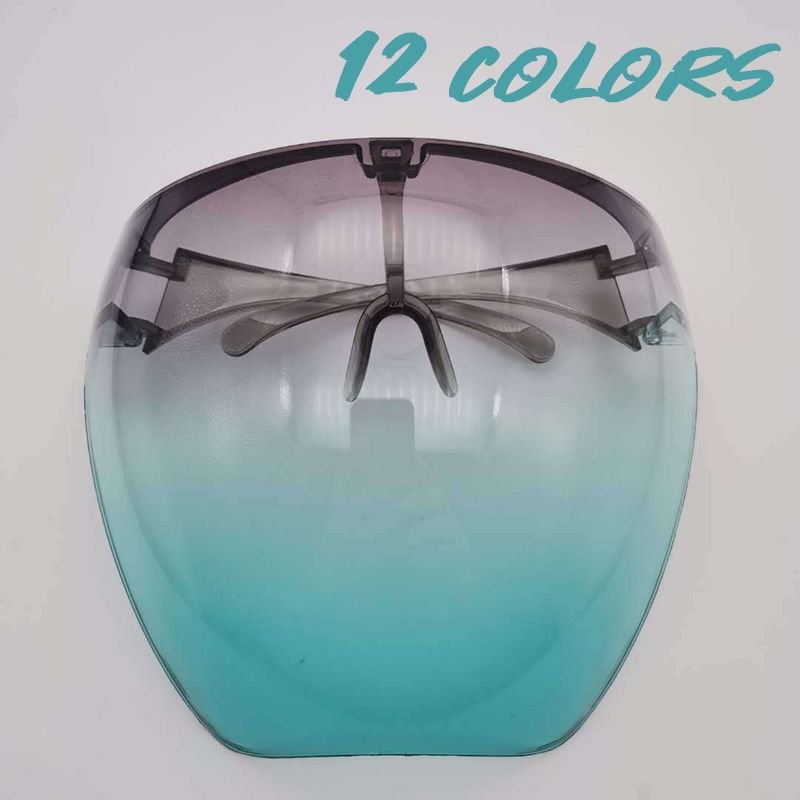 Adult Transparent Colored Face Shield Mask