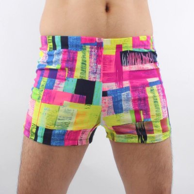 Men Fashion Printed Loose Swim Shorts