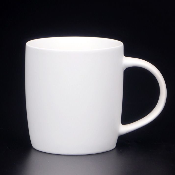 White Ceramic Mug Custom Logo Print