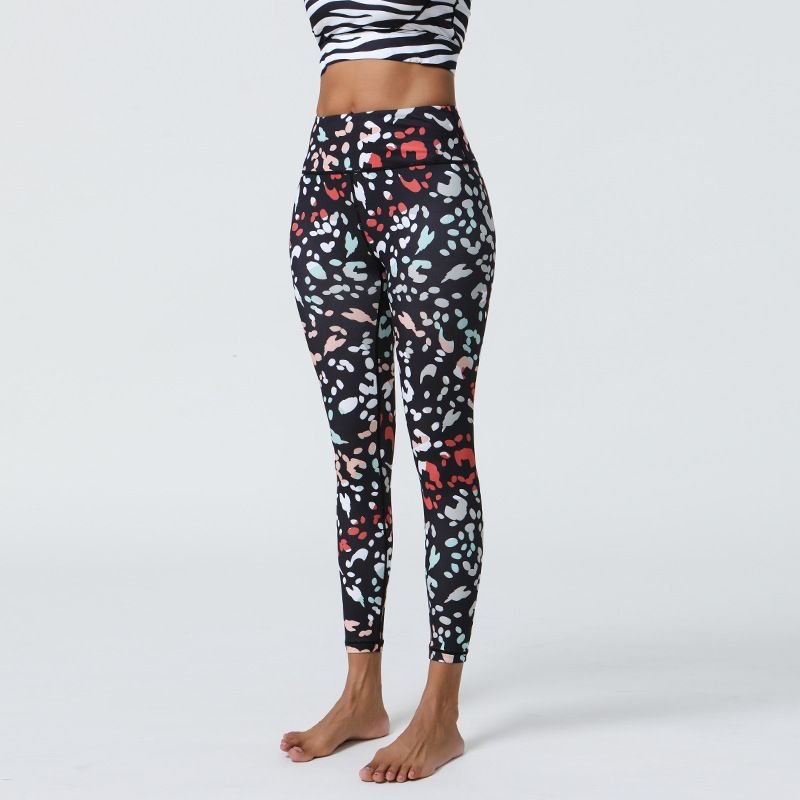 Women Yoga Fashion Leopard Print Sports Leggings