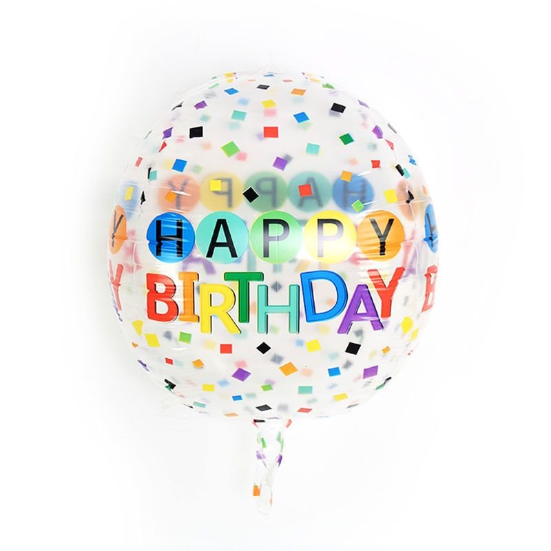 Transparent 22 Inch Birthday Balloon Decoration