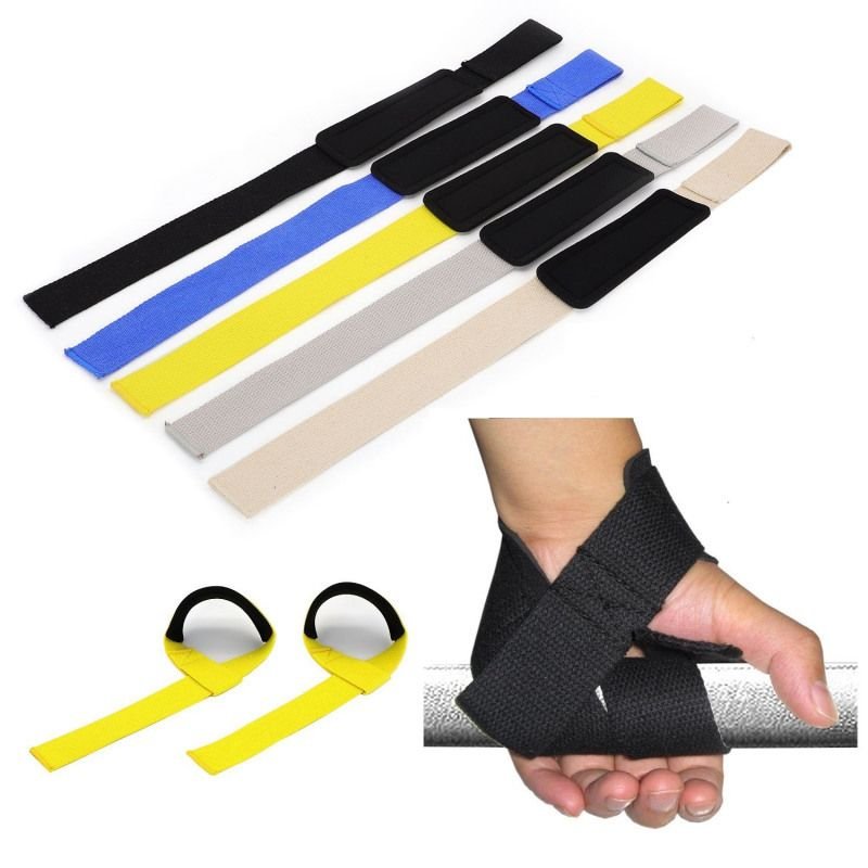 Non-Slip Weightlifting Fitness Sports Grip With Horizontal Bar Dumbbell Hard Pull Pressure Wrist Protection Assist Belt