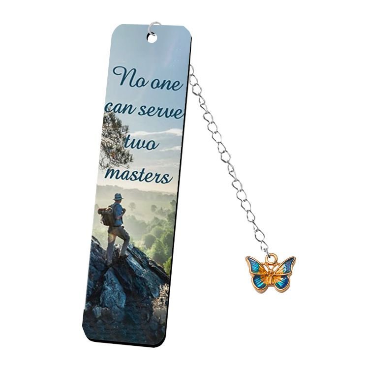 Creative Inspirational Stainless Steel Bookmark