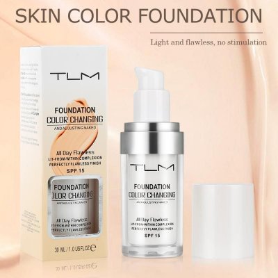 TLM Liquid Foundation Soft Matte Long Lasting Hydrating Makeup Base