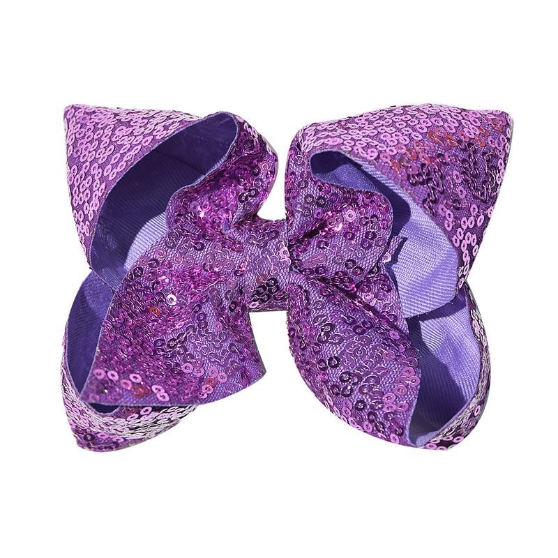 Kids Girls Cute Sequins Bow Hairpin