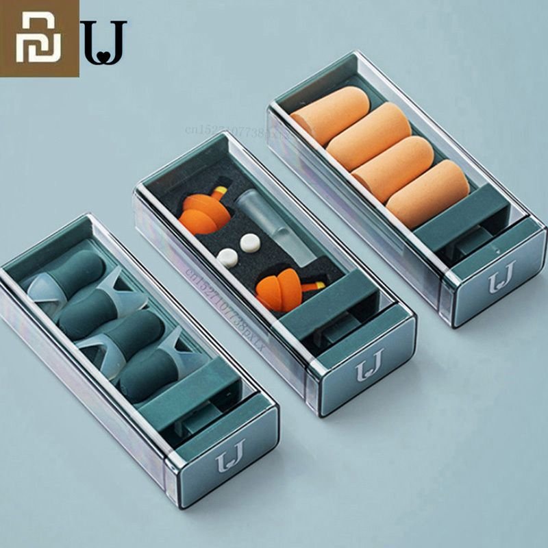 Soundproof Earplugs Mute Professional Noise Reduction Light Soft Silicone Sleeping Foam Travel Earplugs