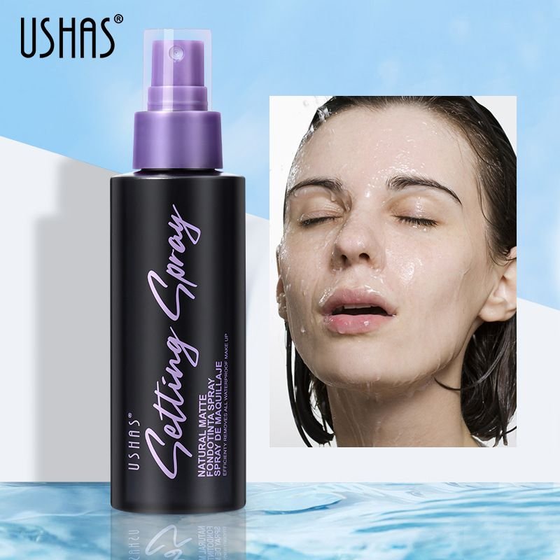 USHAS Women Long-Lasting Moisturizing Oil Control Anti-Makeup Spray