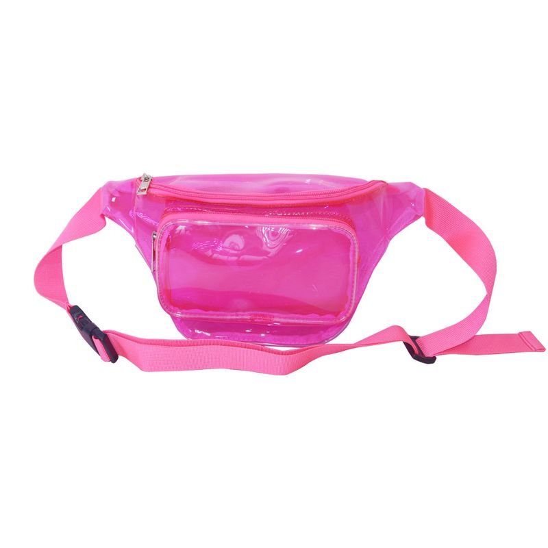 Women Fashion Candy Transparent Clear PVC Ladies Chest Bag