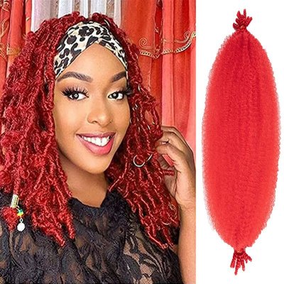 Women Natural Simulation Screw Texture Braided High Temperature Silk Hip-Hop Hair Extension