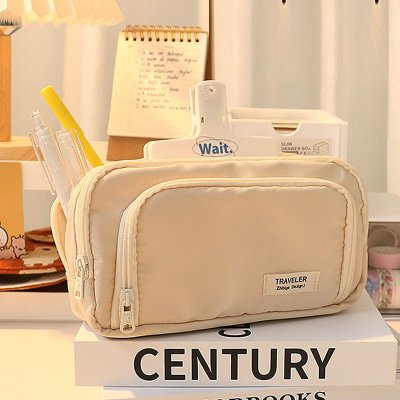 Simple Student Stationery Large Capacity Storage Pencil Case