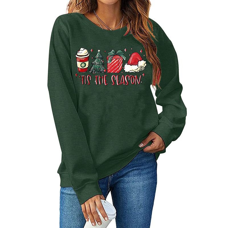 Thanksgiving Women Long Sleeve Crewneck Sweatshirt