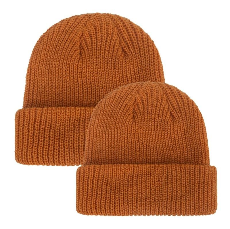 Autumn Winter Fashion Solid Color Knitted Parent-Child Wool Hat